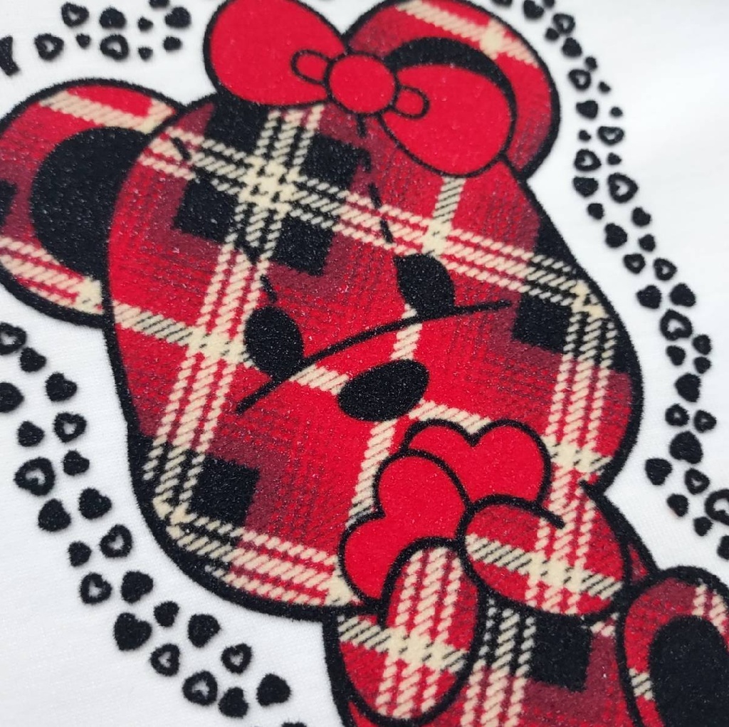 Flocking Heat Transfer Label